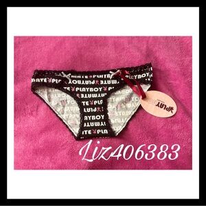 Black and white deadstock Y2K Playboy Underwear size small with tag❣️ brand NEW
